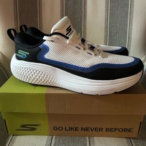 Skechers Black and White GoRun Shoes